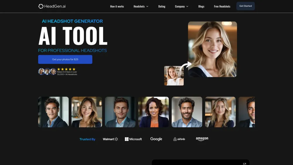 HeadGen AI: AI Tool for Professional Headshots