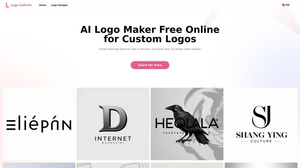 Logo Galleria: AI Tool for Unique Logo Designs