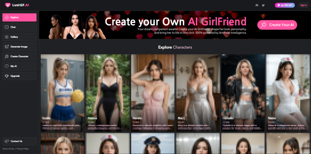 LustGF.AI: Personalized NSFW AI Tool