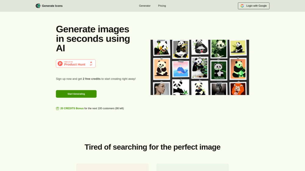 Generate Icons: AI Tool for Fast Icon Creation