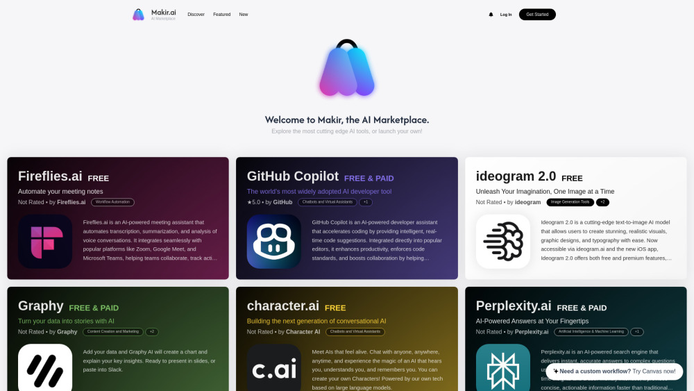 Makir.ai: Premier AI Tool Marketplace