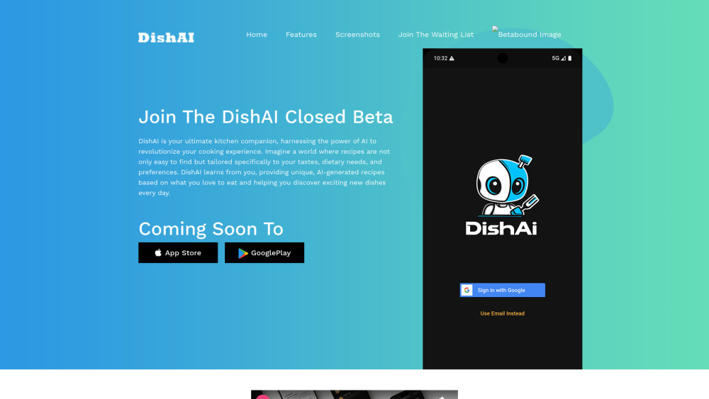 DishAI: AI Tool for Personalized Recipes