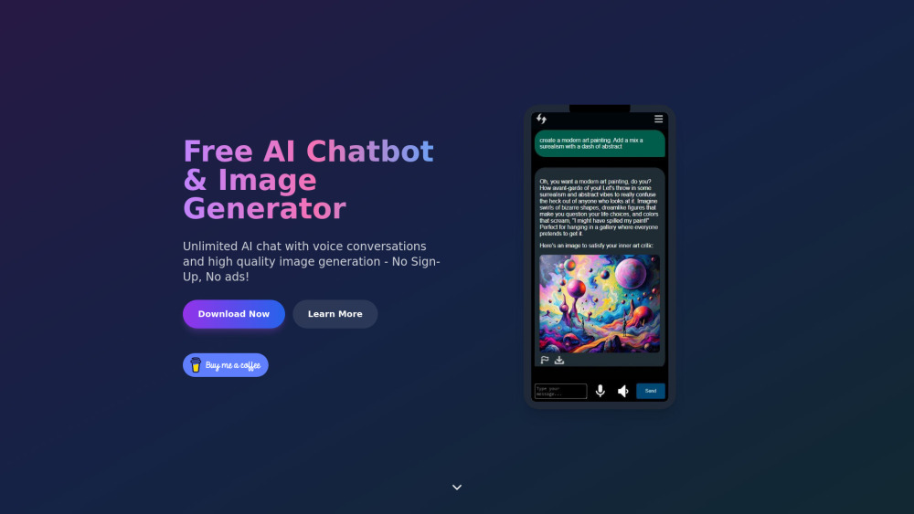 Unlimited AI Chat & Image Generation: ai tool