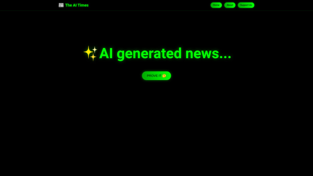 The AI Times: AI Tool for Real-Time, Humorous News