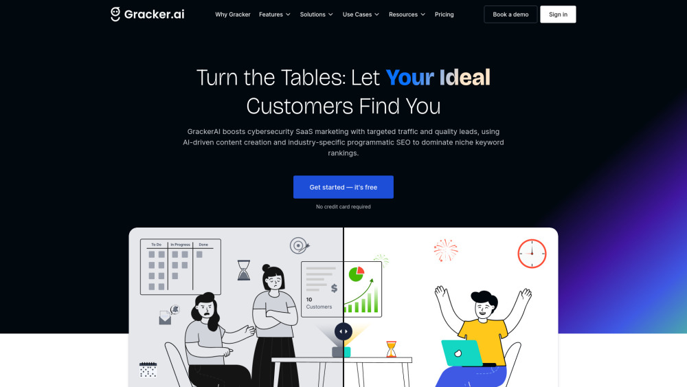 GrackerAI: AI Tool for Cybersecurity Content