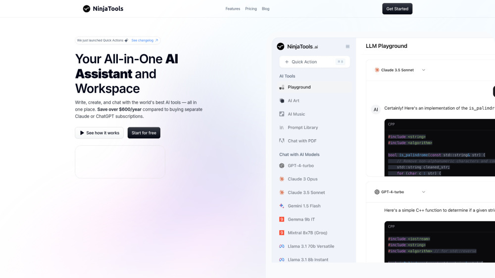 NinjaTools: Unified AI Tool Hub Subscription
