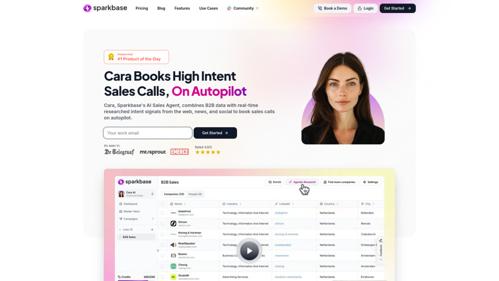 Sparkbase: AI Tool for Smarter Outbound Sales