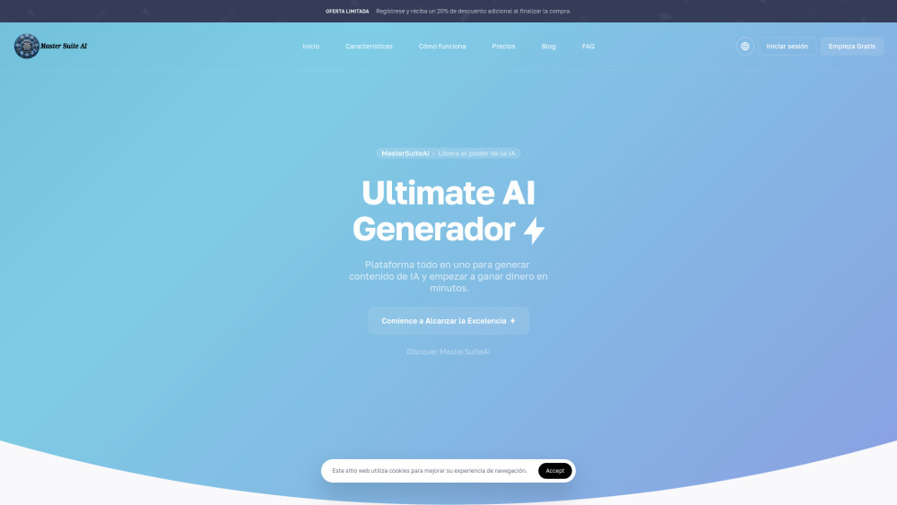 MasterSuiteAI: AI Tool for Productivity & Content