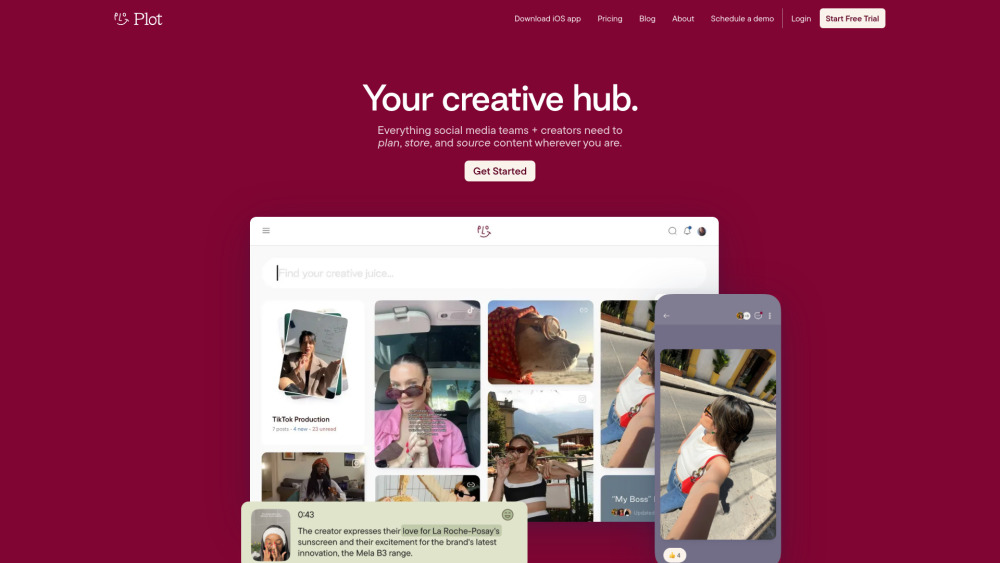 Plot: AI Tool for Social Media Collaboration