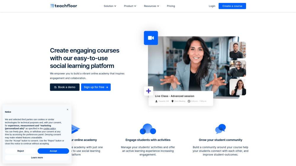 Teachfloor: ai tool for Product Name LMS