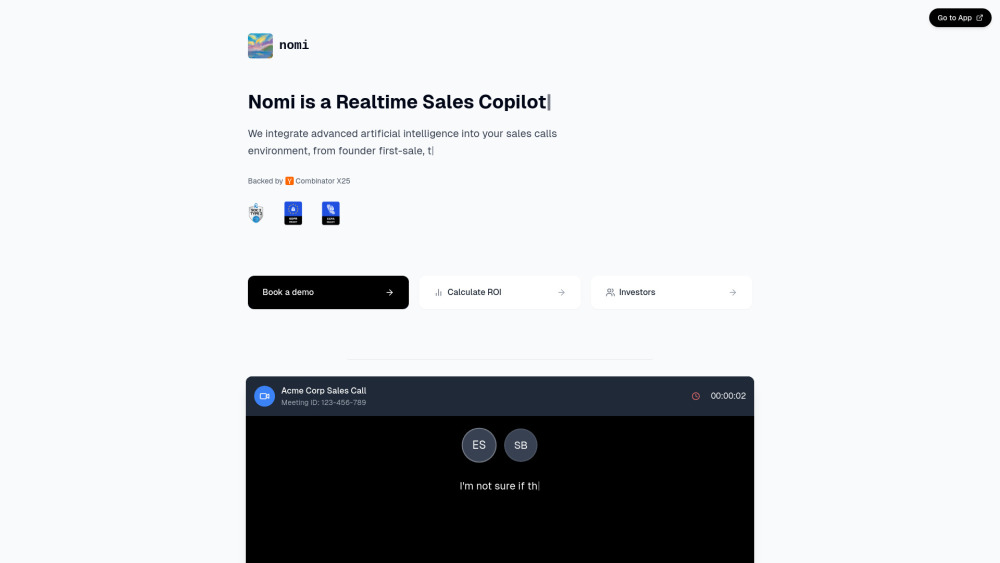 Nomi: AI Tool for Real-Time Sales Phrases