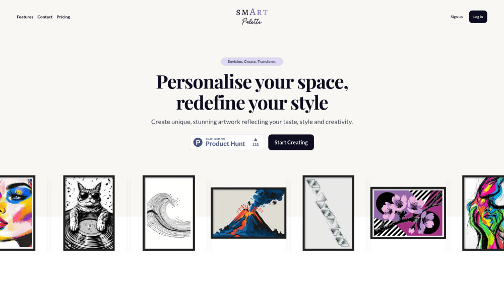 Smart Palette: AI Tool for Custom Art & Prints