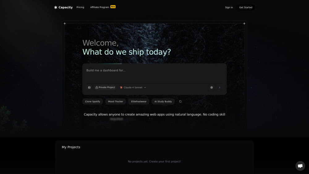 Capacity: AI Tool to Build Web Apps Instantly
