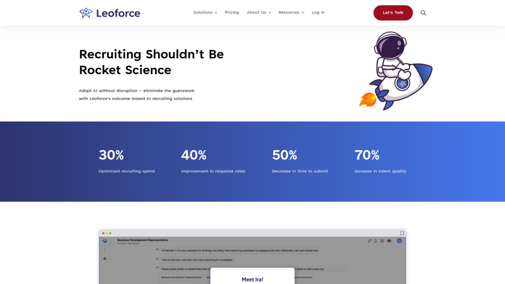 Leoforce: AI Tool for Smarter Talent Acquisition
