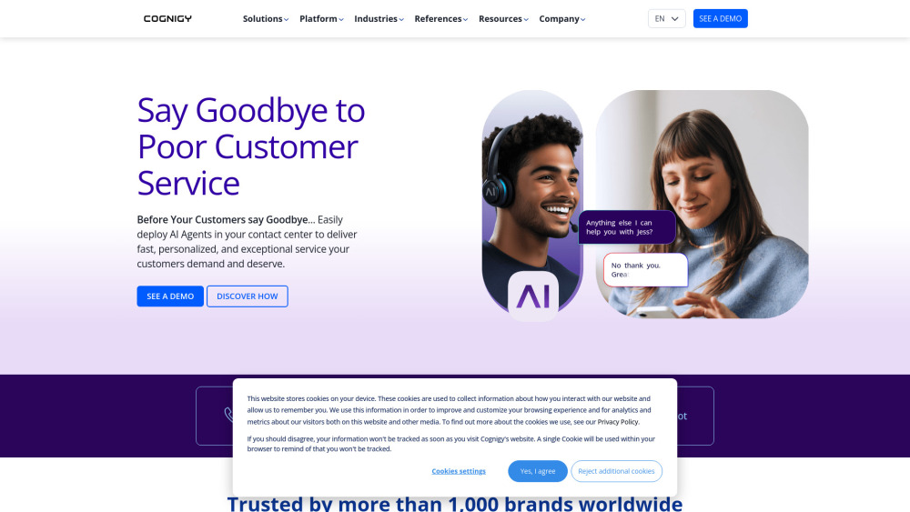 Cognigy: Enterprise AI Tool for Support