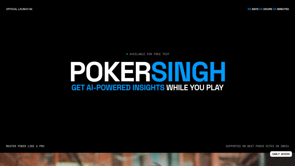 PokerSingh.com: Best AI Tool for Poker Learning in India