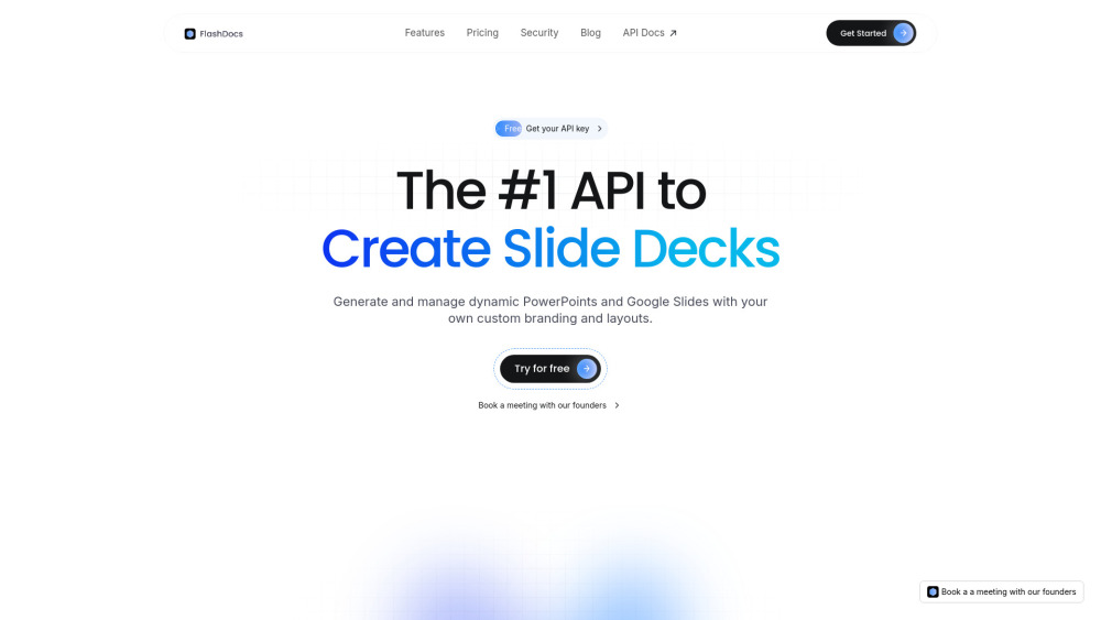 FlashDocs: AI Tool for Programmatic Decks