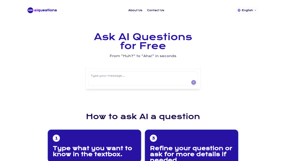 Ask AI Questions Online: Free AI Tool for Instant Answers