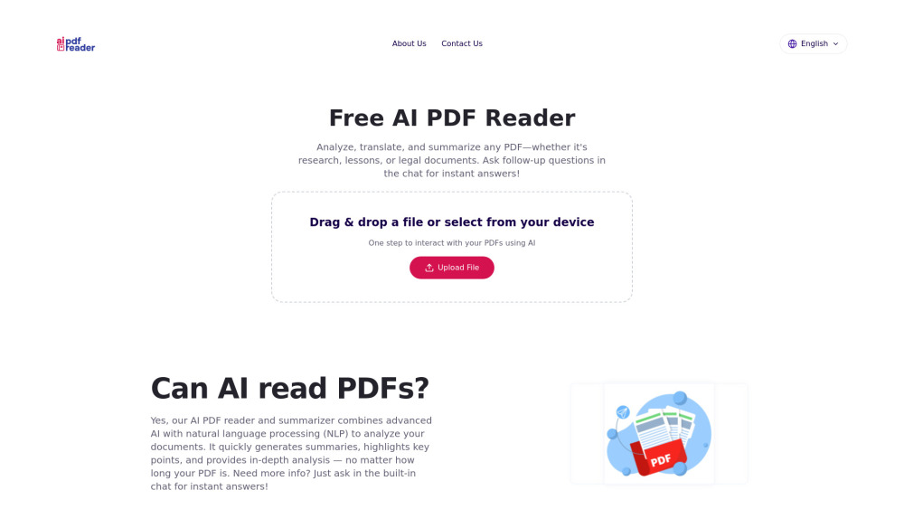 Free AI PDF Reader: Free AI Tool to Read PDFs