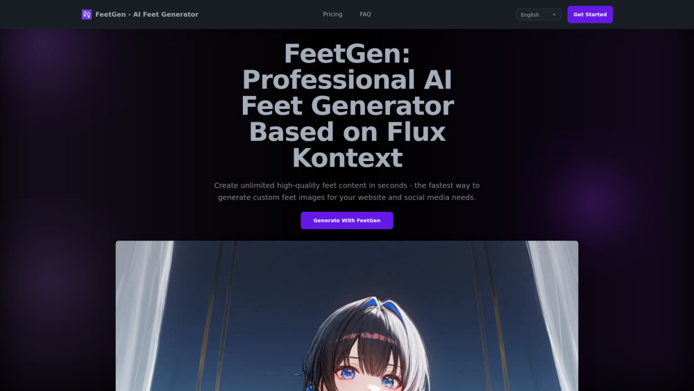 FeetGen - AI Feet Generator: AI Tool for Premium Custom Foot Imagery