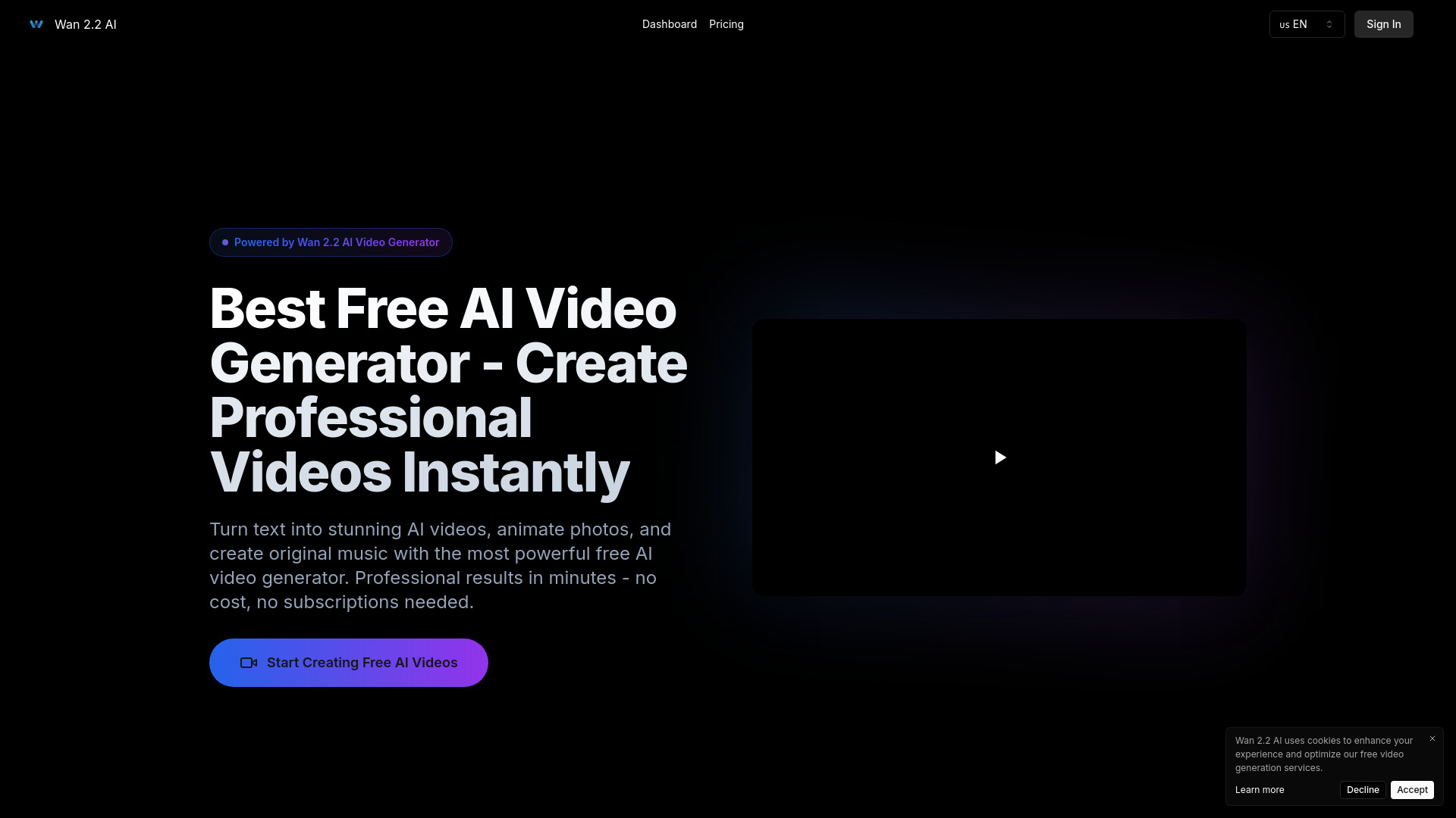 Wan2.2 AI: Free AI Tool for Video & Images