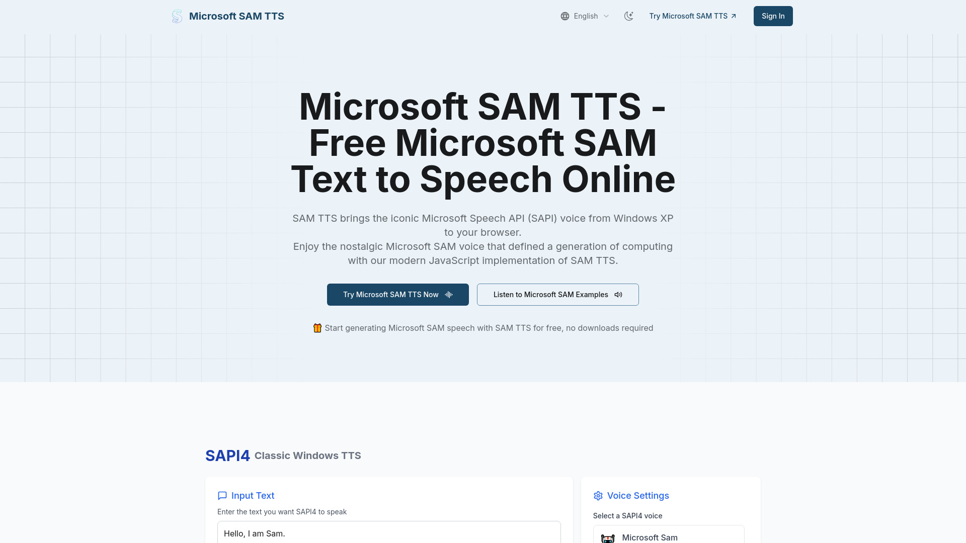 SAM TTS: Nostalgic AI Tool for Classic XP Voice