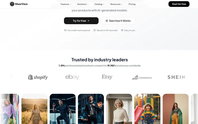 WearView - AI Fashion Model Generator for E-commerce: AI Tool for Studio-Quality Images