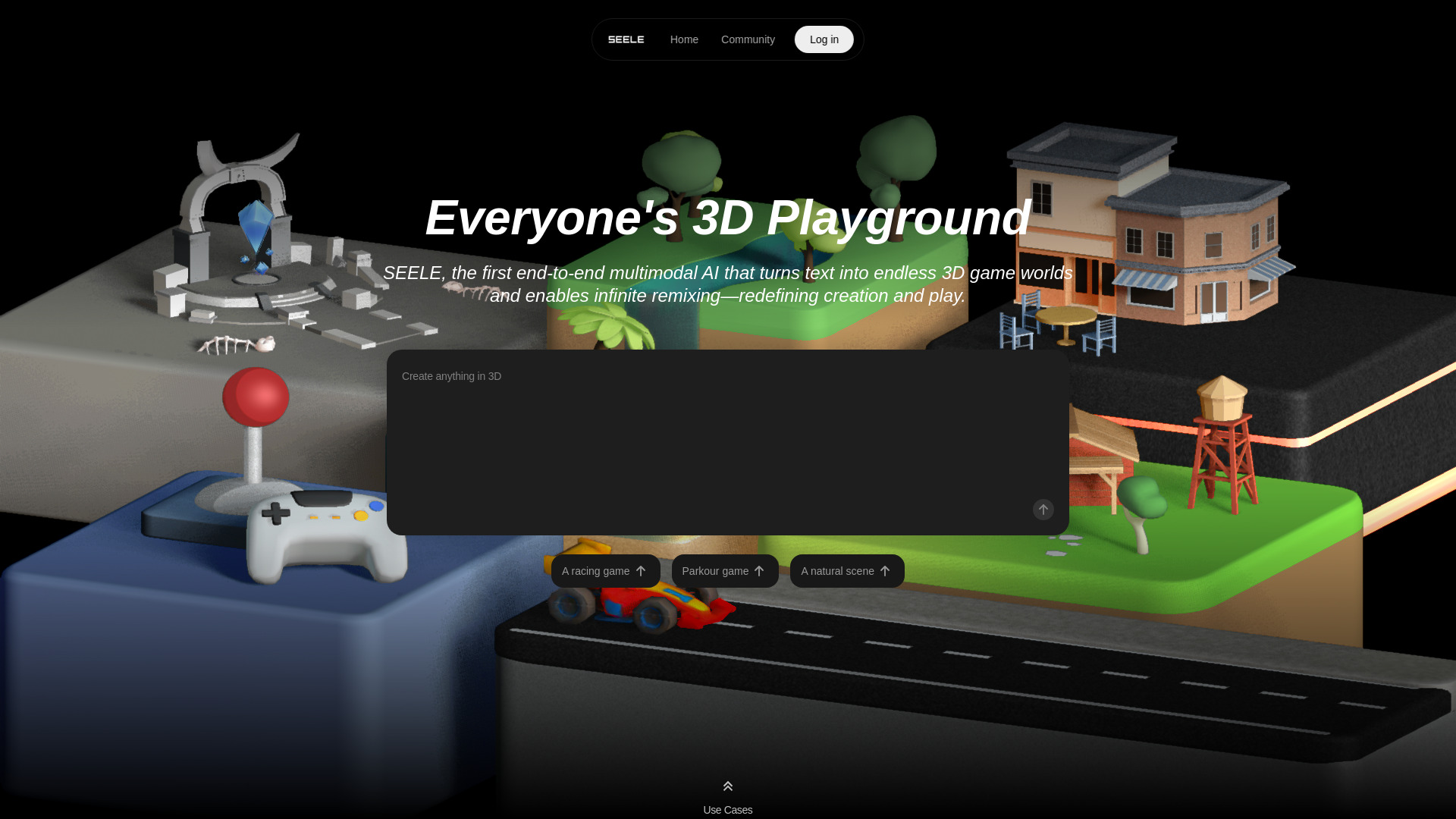 Seele AI: AI Tool for Text-to-3D Game Worlds