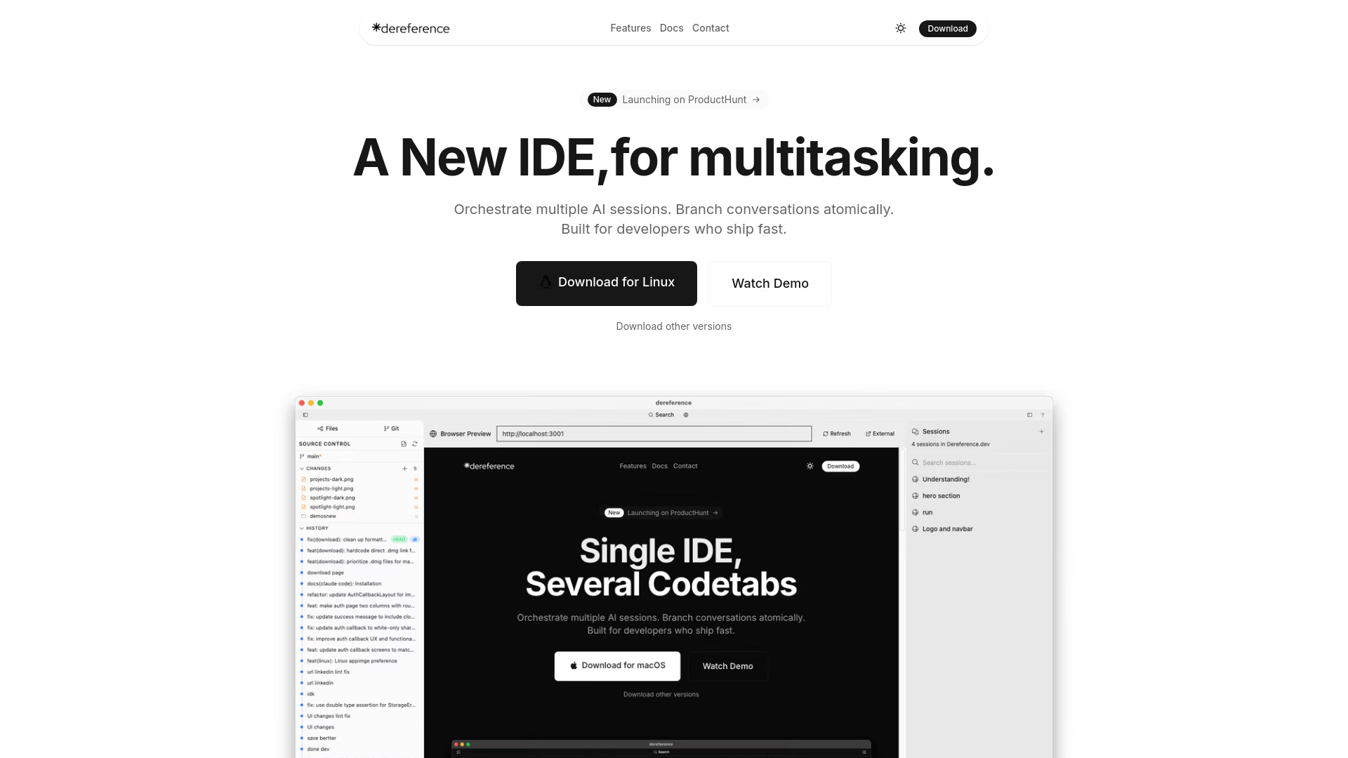 Dereference AI Codetabs: Privacy-First AI Tool