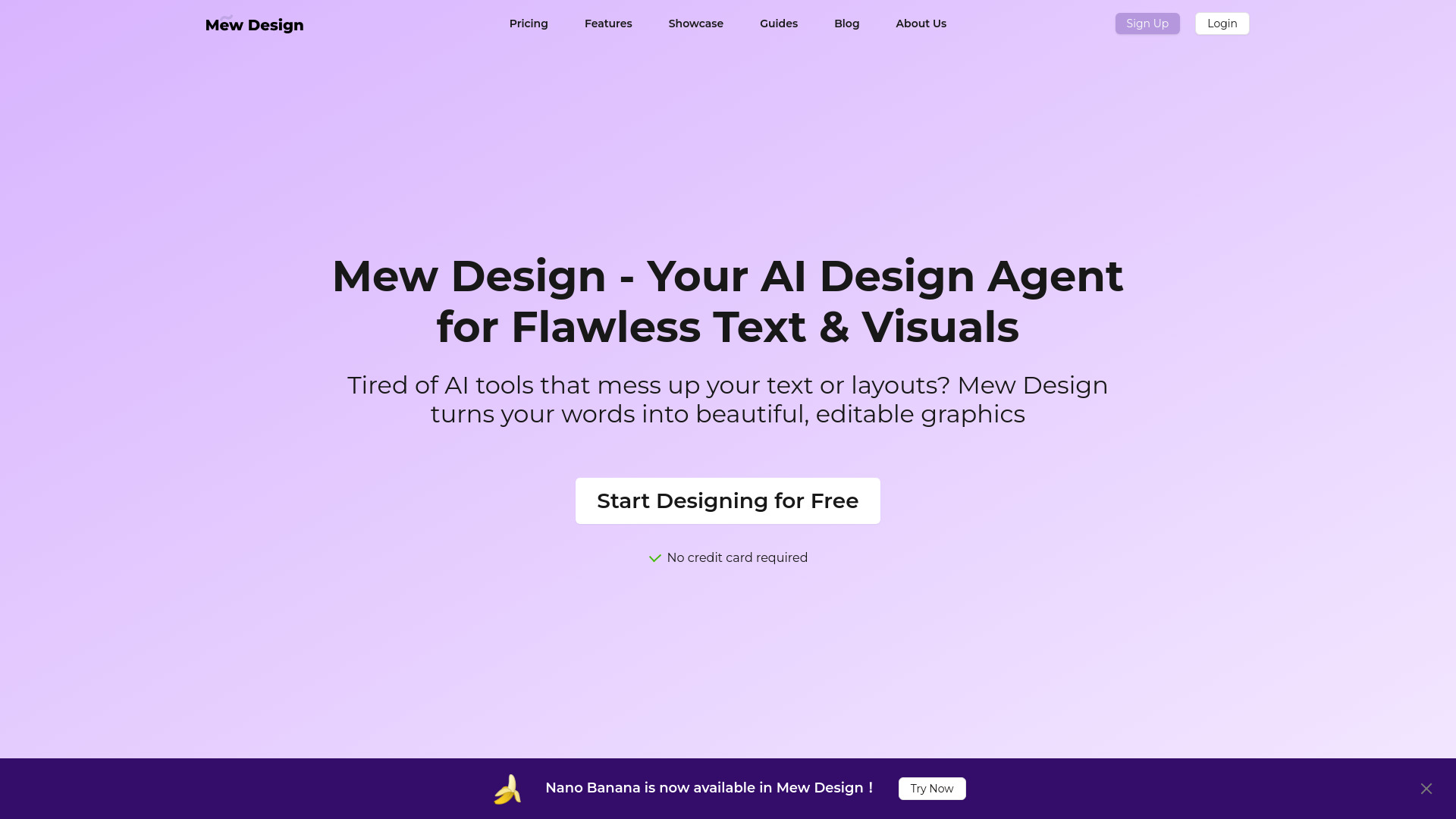 Mew Design: Free AI Tool for Stunning Designs