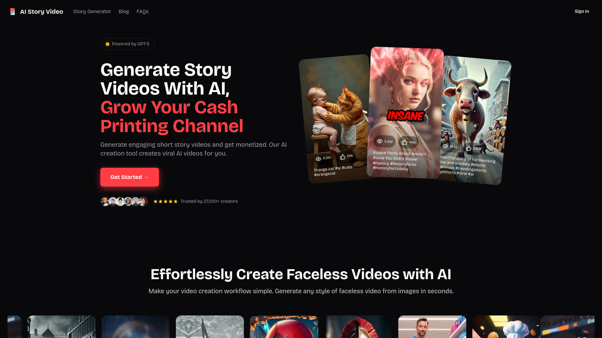 AI Story Video Generator: Ultimate AI Tool for Viral Shorts – Product Name