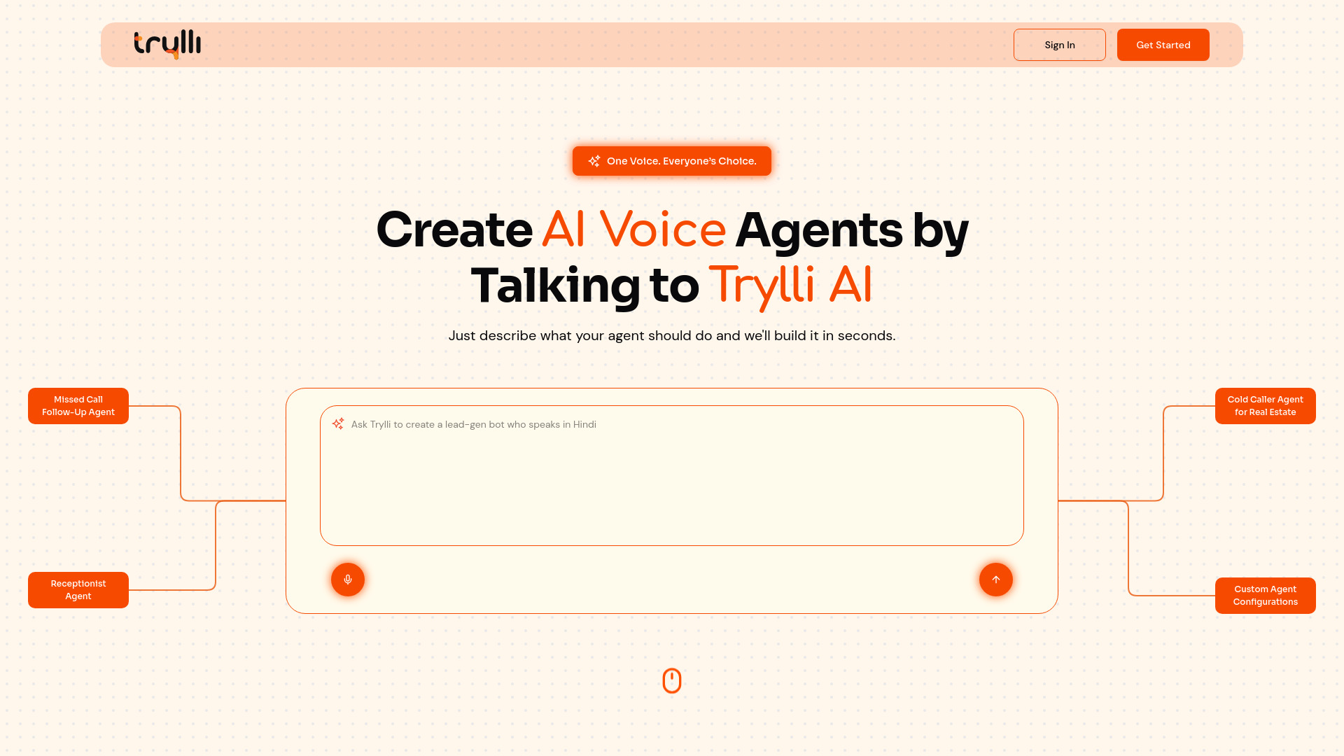 Trylli AI: AI Tool for Voice Calling | Product Name