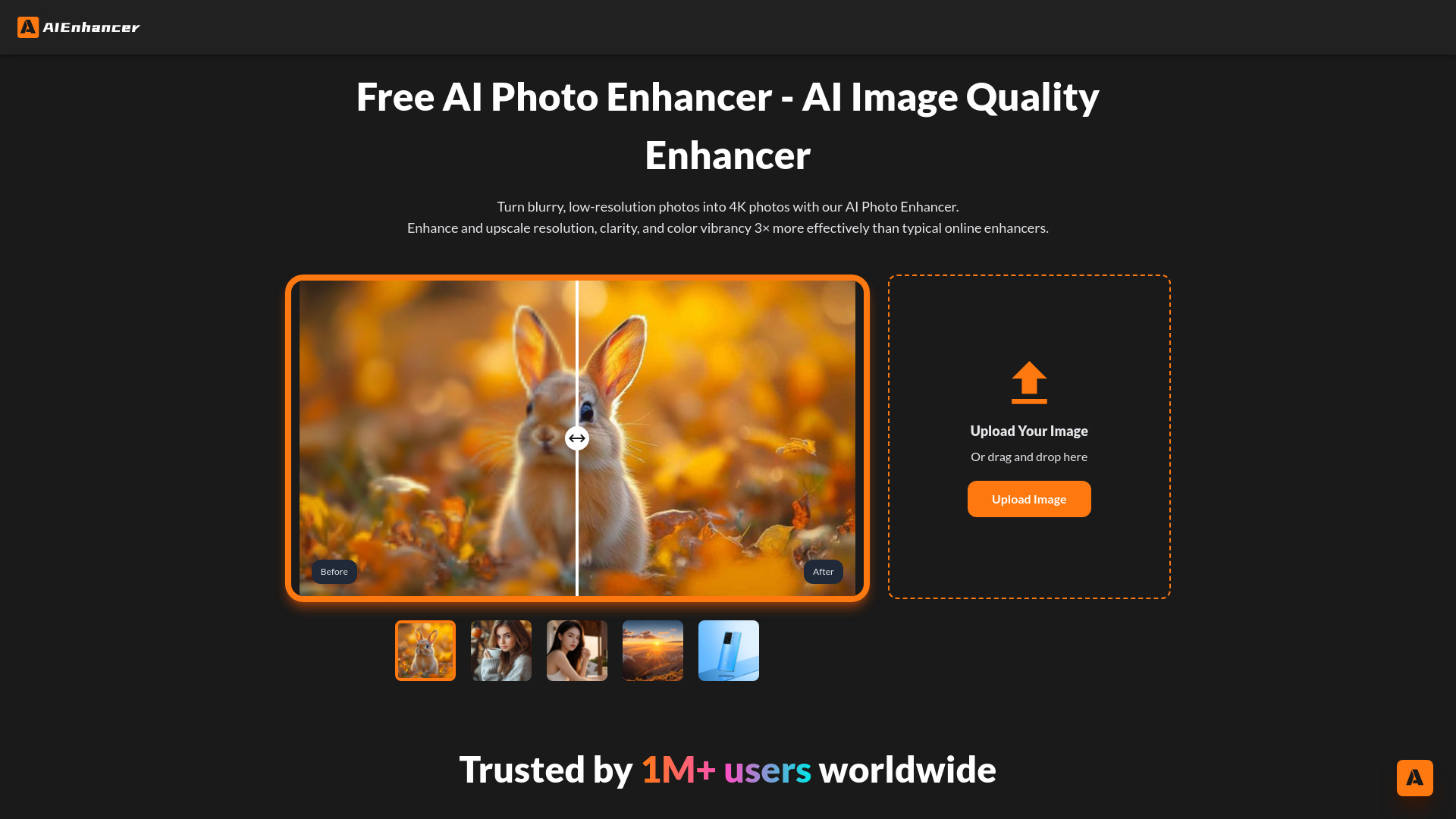 AIEnhancer: Free AI Tool for Photo Enhancement