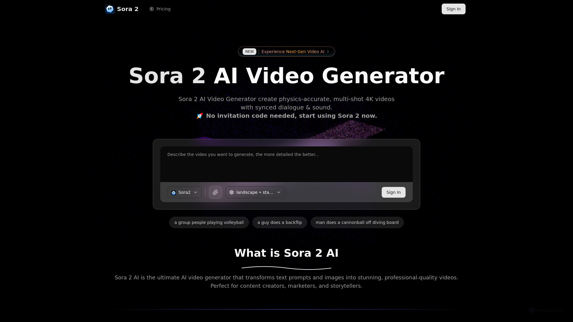 Sora 2 AI: AI Tool for 4K Video Generation