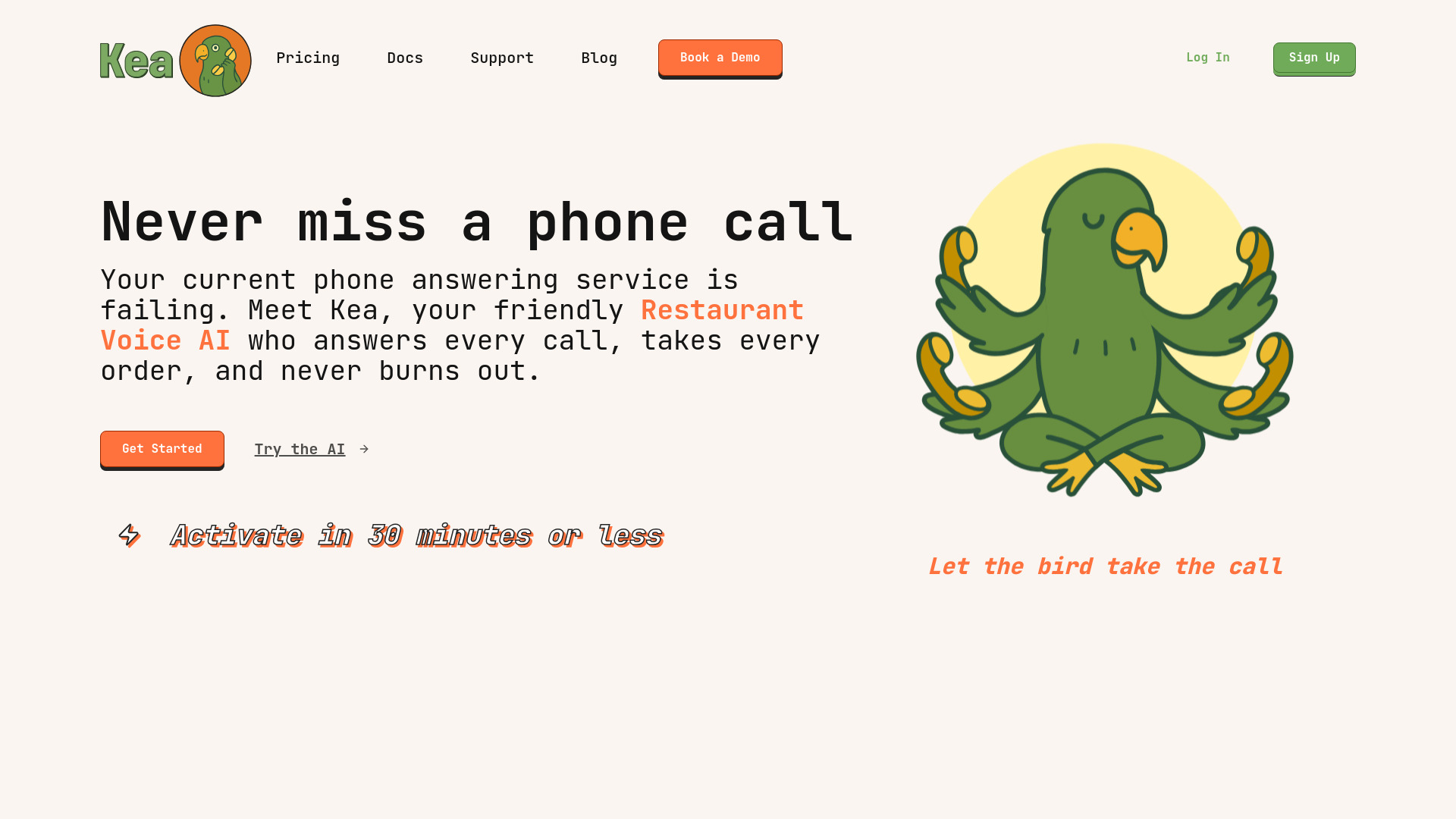 Kea AI: AI-Powered Restaurant Voice AI Tool
