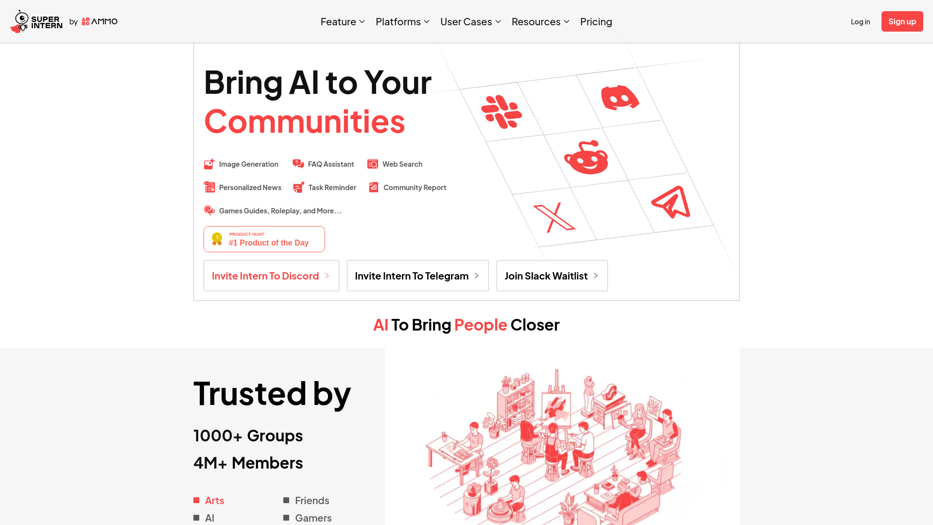 Super Intern - AI-Powered Group Chat Assistant Tool: AI Tool for Team Productivity